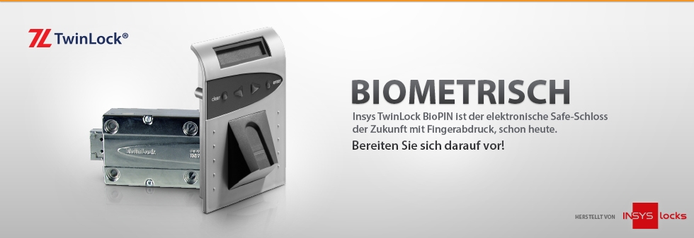 TwinLock BioPIN Tresorschloss